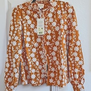Sezane mathilda top nwt 34/2